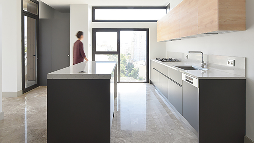 Functional professional kitchenette space